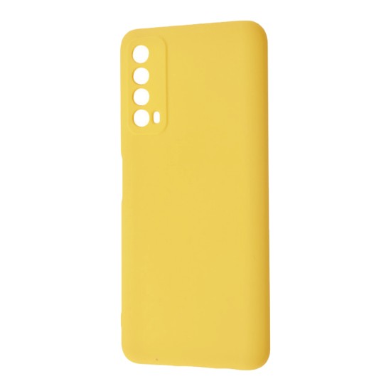 Capa de Silicone Para Huawei P Smart 2021/Y7a Amarelo